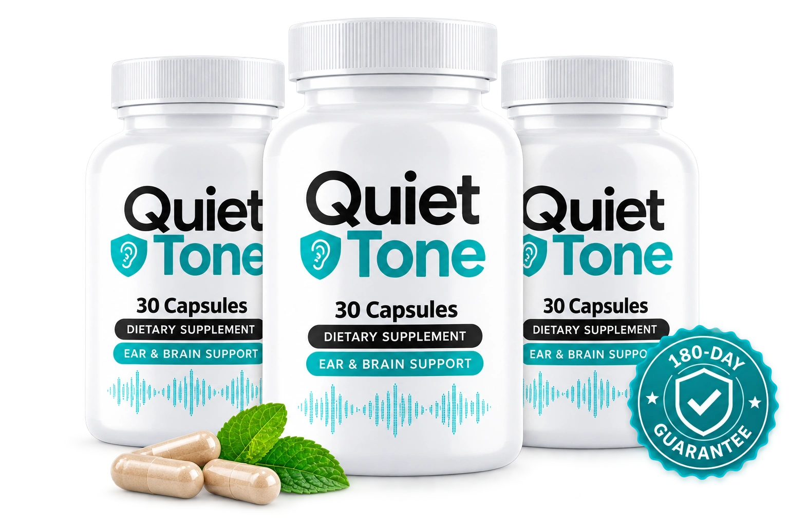 Quiet Tone hearing and auditory wellness supplement